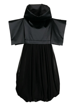 Comme Des Garçons wide-sleeves puffball midi dress - Black