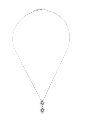 Suzanne Kalan 18kt white gold diamonds necklace - Silver