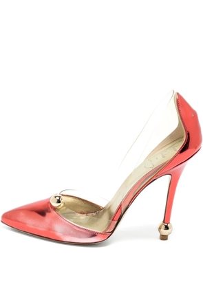 Roger Vivier Vintage 120mm leather heeled pumps - Red