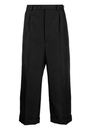 Comme des Garçons Homme high-waisted cropped trousers - Black