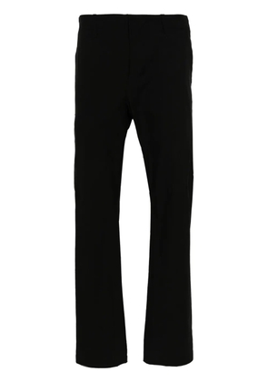 Post Archive Faction tonal stitching straight-leg trousers - Black