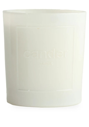 Cander Our Youth logo-embossed candle - White