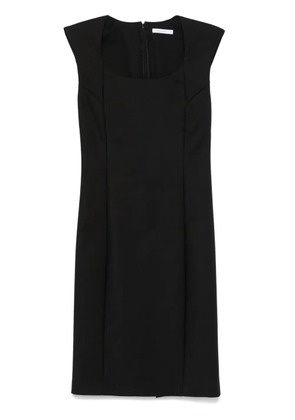 Patrizia Pepe panelled mini dress - K103 NERO