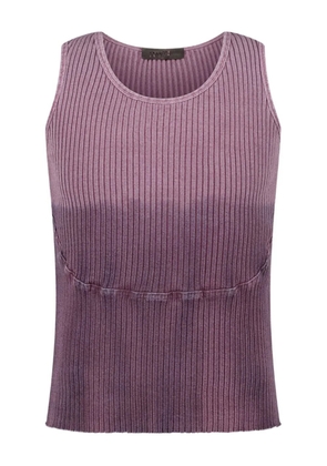 LUEDER Stays ribbed top - Purple