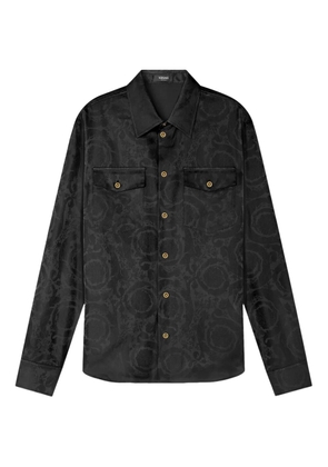 Versace barocco-design shirt - Black