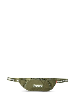 Supreme logo-patch small belt bag - Green