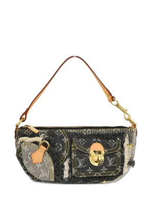 Louis Vuitton Pre-Owned 2007 Monogram Denim Patchwork Pouchy shoulder bag - Grey