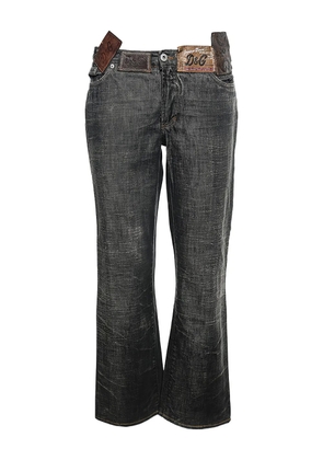 D&G Vintage pre-owned five-pockets jeans - Black