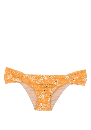Clube Bossa Ricy floral-print bikini bottoms - Yellow
