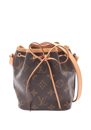 Louis Vuitton Pre-Owned 2017 Monogram Nano Noe bucket bag - Brown