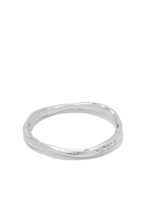 Wouters & Hendrix Gold 18kt white gold Diamond band - Silver