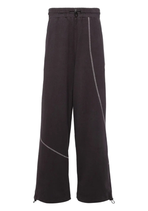 FIVE CM curve-seam cotton track pants - Grey