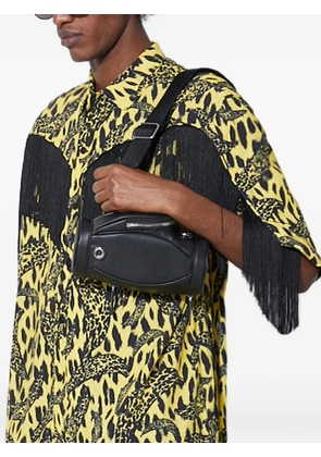 Fiorucci leopard-print fringe shirt - Yellow