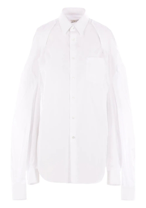 Comme Des Garçons poplin shirt - White