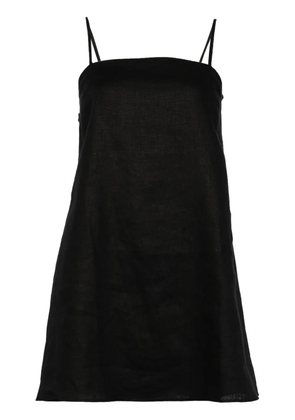 Reformation Aubree linen minidress - Black