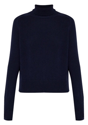 Victoria Beckham roll-neck wool jumper - Blue