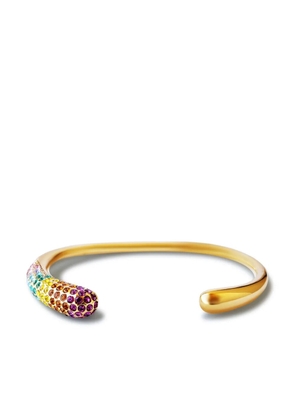 HZMER JEWELLERY rhinestone-embellished bangle - Gold