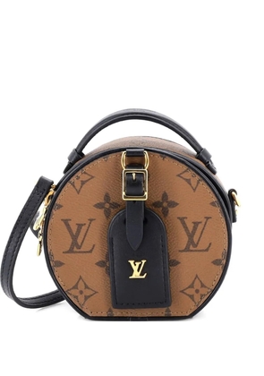 Louis Vuitton Pre-Owned Mini Boite Chapeau Bag Reverse Monogram Canvas crossbody bag - Brown