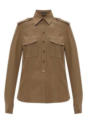 TOM FORD silk shirt - Green