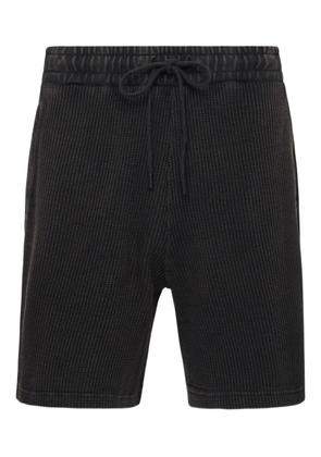 JW Anderson ribbed drawstring shorts - Black