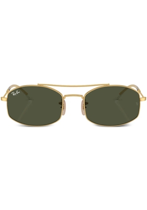 Ray-Ban square-frame tinted-lenses sunglasses - Gold