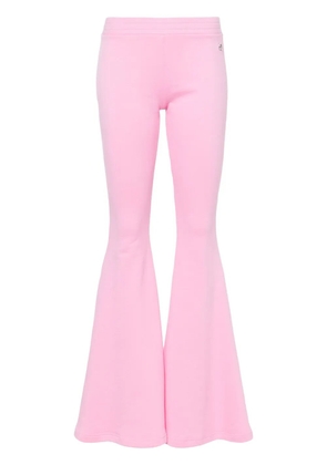Giuseppe Di Morabito flared cotton track pants - Pink