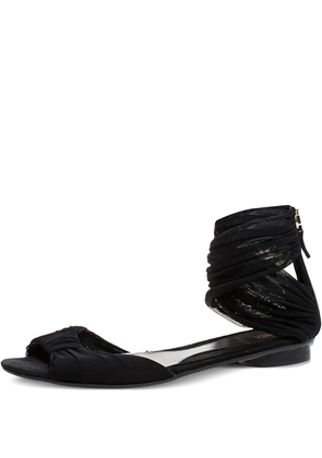 Fendi Pre-Owned mesh sandals - Black