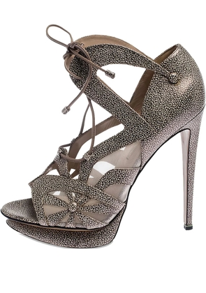 Nicholas Kirkwood leather platform sandals - Black