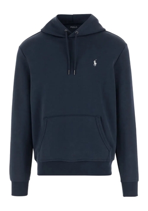 Polo Ralph Lauren logo-embroidered drawstring hoodie - Blue