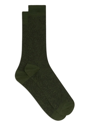 ETRO paisley-jacquard socks - Green