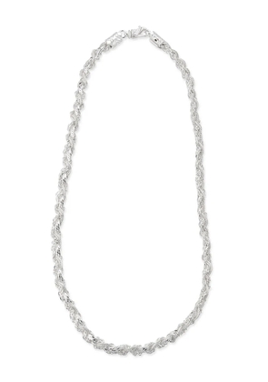 Emanuele Bicocchi rope-chain silver necklace