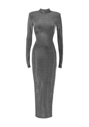 Vestiaire d'un Oiseau Libre high-neck bodycon midi dress - Grey