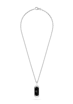 Philipp Plein skull bone necklace - Silver