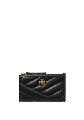 Tory Burch Kira Chevron zipped card holder - Black