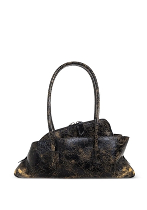 The Attico small La Passeggiata top-handle zip tote bag - Black