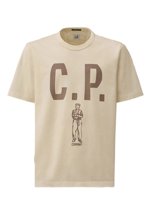 C.P. Company logo-print T-shirt - White