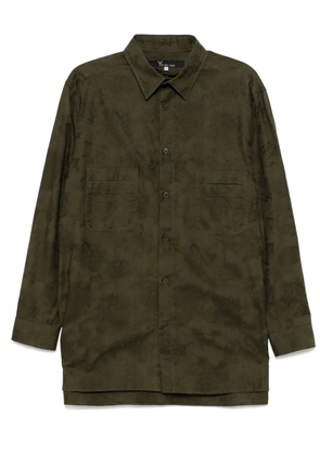 Yohji Yamamoto floral-print shirt - Green