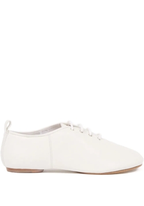 Maison Margiela leather derby shoes - White