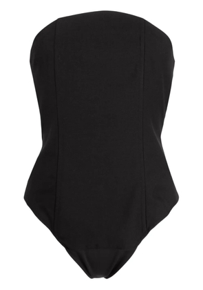 Rokh slim-cut panelled bodysuit - Black