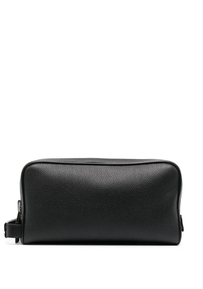 TOM FORD grained leather wash bag - Black