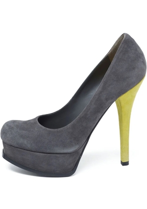 Fendi Pre-Owned 140mm Fendista pumps - Grey