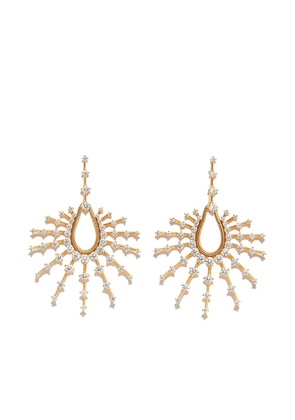 Fernando Jorge 18kt yellow gold Brilliant Clarity diamond drop earrings