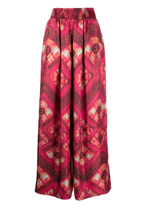 Ulla Johnson Clemence wide-leg trousers - Pink