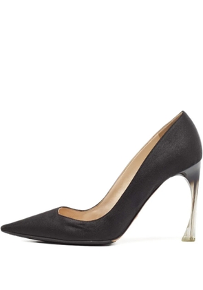 Christian Dior Pre-Owned 105mm pointed-toe clear-heel pumps - Black