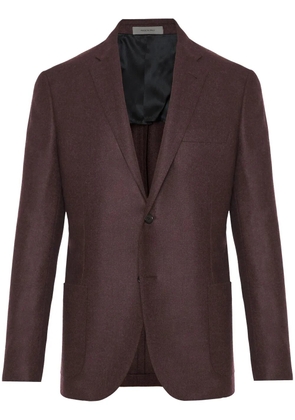 Corneliani buttoned up blazer - Red