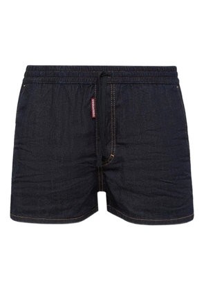 DSQUARED2 logo-tag shorts - Blue
