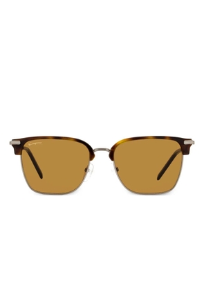 Ferragamo Eyewear tortoiseshell-frame sunglasses - Brown