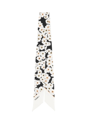 Valentino Garavani floral-print scarf - Black
