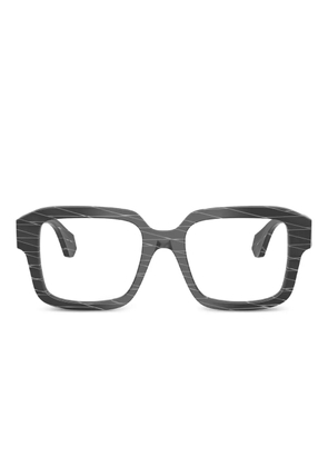 Alain Mikli rhombus-pattern square glasses - Black