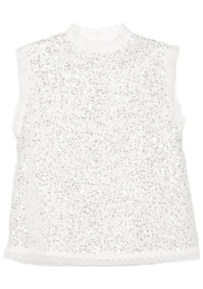 SHIATZY CHEN Libre collection sequin top - Grey